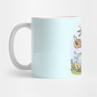 BIRDS Wildlife Illustration Mug